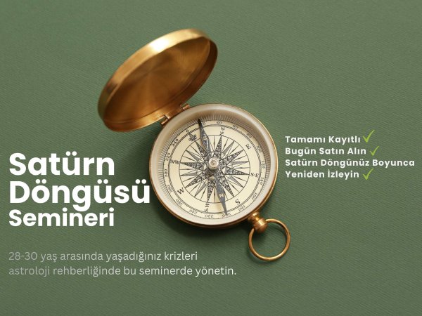 Satürn Döngüsü Semineri : 28–30 Yaş Krizini Anlamak ve Yönetmek